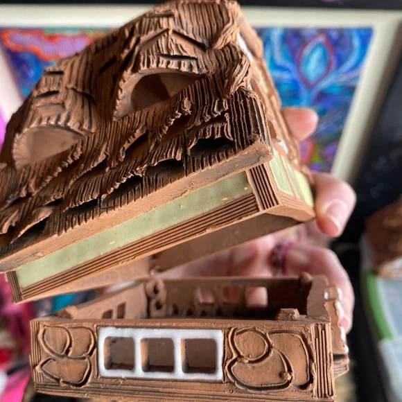 Handmade Pottery Candle House